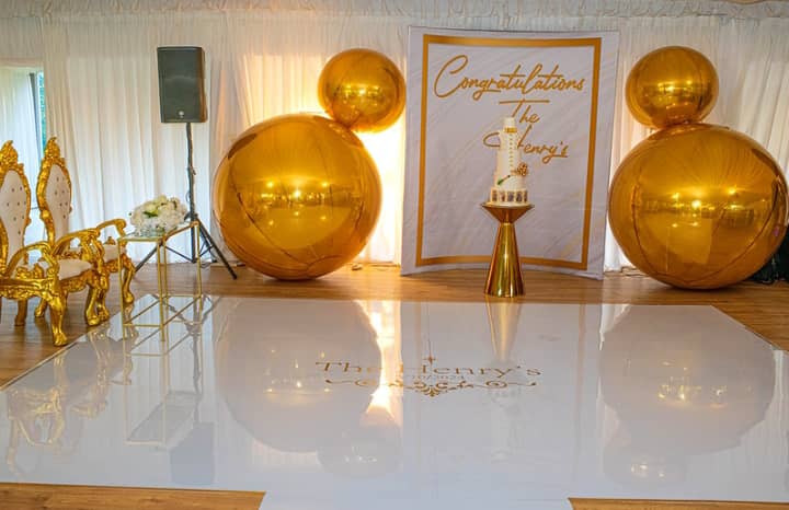 Themed decor of a party planned and organized by 234Inspired